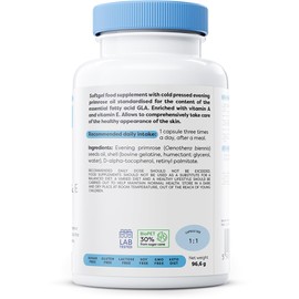 Osavi Primrose Oil with Vitamin A & E, 1800mg - 120 softgels