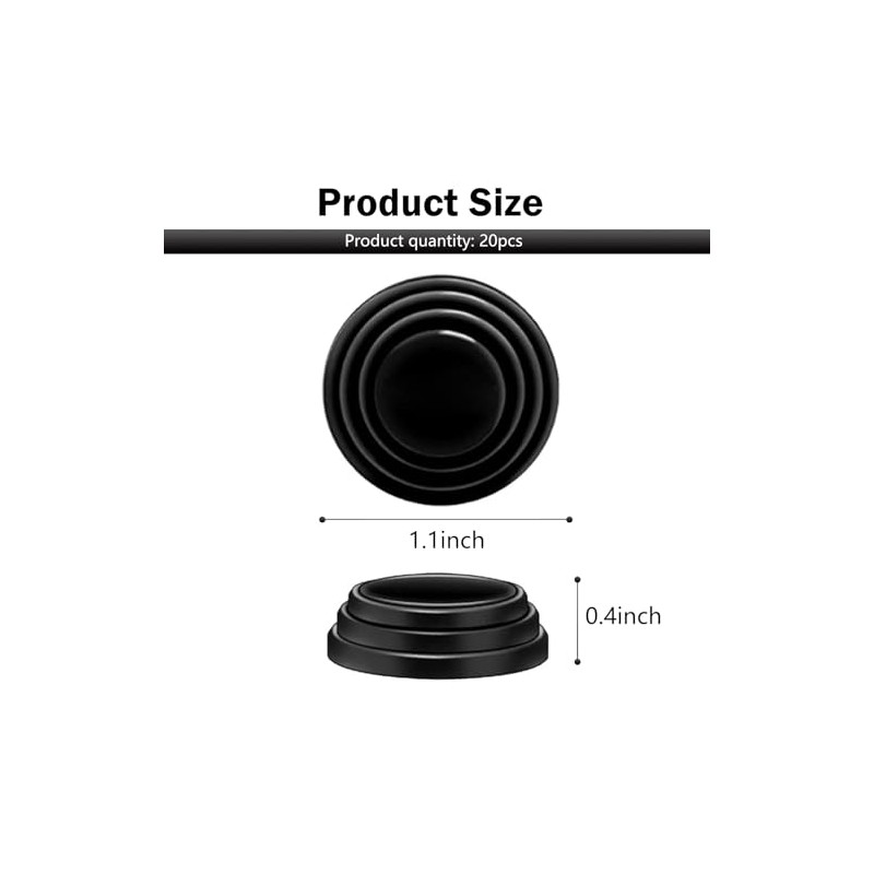 20 PCS Car Door Shock Absorbers - Noise Reduction Bumper