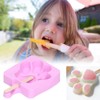 HERCHR 3 moldes de silicona para paletas, molde para helado