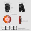 TUSITA Bicycle Mount Compatible with AirTag - Round, D-shaped, Aero