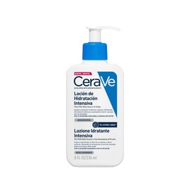 CeraVe Loción Hidratante Intensiva de Rostro y Cuerpo para Piel Muy Seca e Irritada con Hydro-Urea al 5% y Ceramidas Esenciales, Hidrata y Restaura la barrera de la Piel, con 236 ml