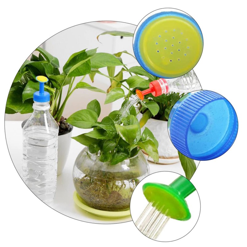 Outanaya Garden Sprinkler Flower Shape Nozzles Pcs Bottle Sprinkler Caps