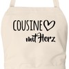 Huuraa Apron Cousin with Heart Gift Cotton Cousin Gift Idea,