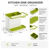 Kitchen Sink Caddy Organizer for Storage – Plastic Dish Soap