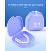 JMU Retainer Case with Vent Holes, Mouth Guard Case Dental