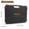 CRESOLVIA Home Tool Kit 199 Piece Basic Household Auto Repair