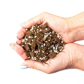 Gardenera Soil Mixture for Indoor Herb Planters - Specially Blended Soil Mixture for Planting and Growing Indoor Kitchen Herbs Indoors, Indoor Herb Garden, Herb Growing Soil Mixture - 1 Quart Bag