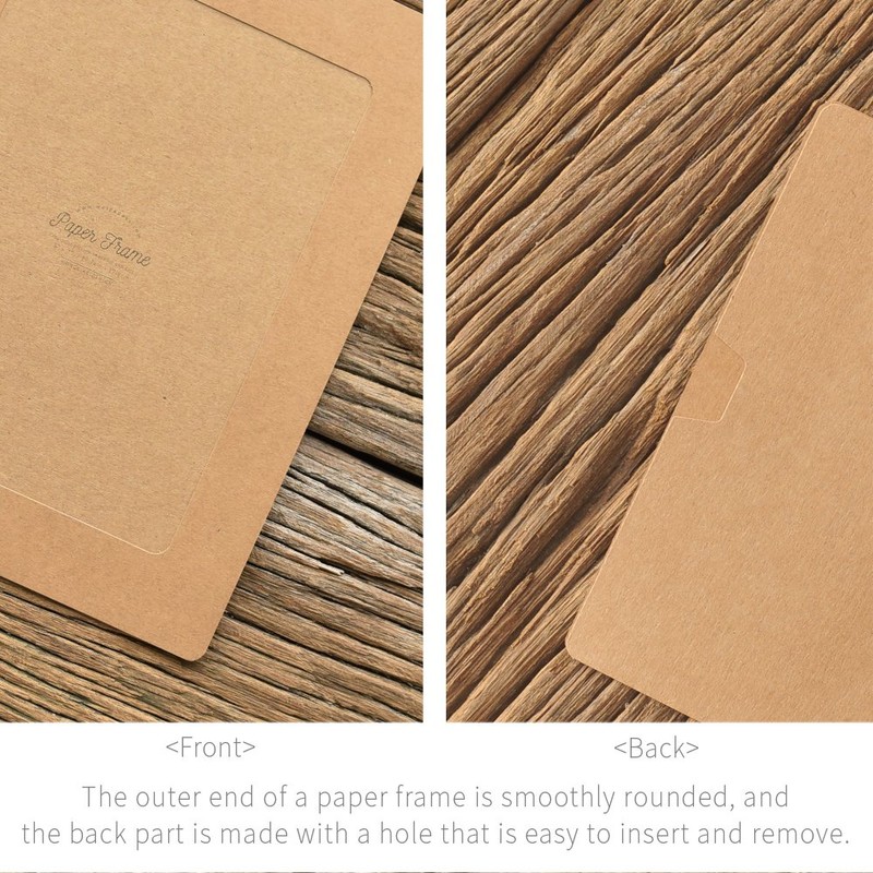 Monolike Plain Paper Photo Frame Craft 5x7 PLAIN Paper Frame