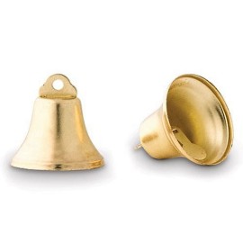 Party Favors Plus 24 wedding metal gold bells with clinkers