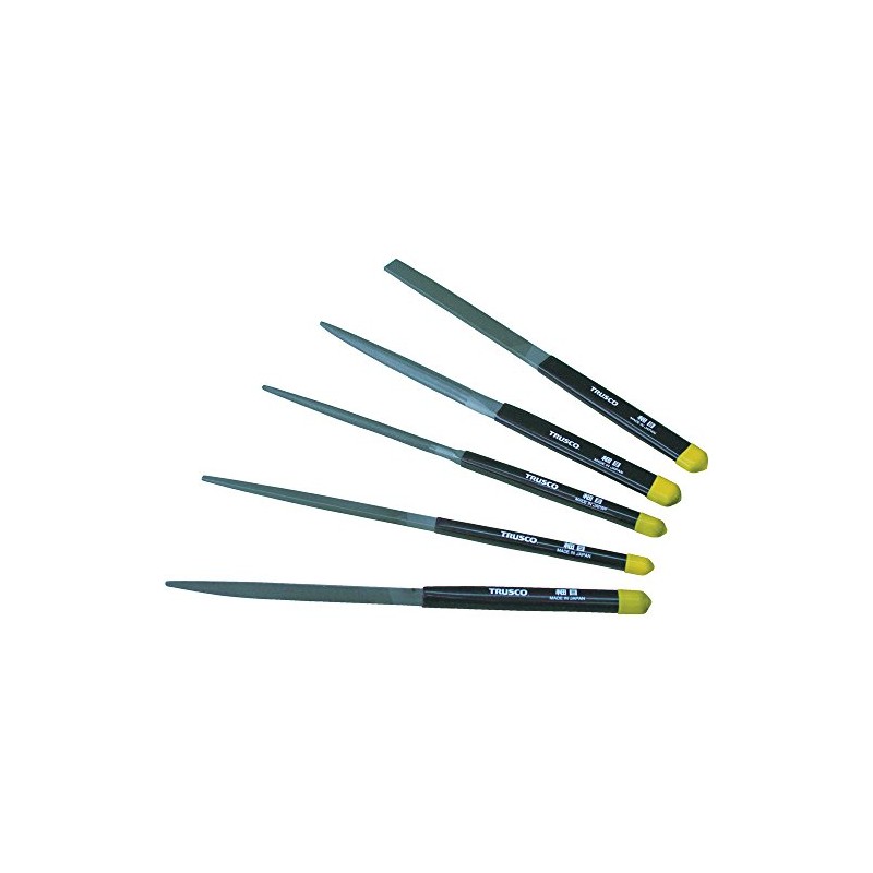 TRUSCO TST010-01 File Set, Coarse, Total Length 7.2 inches (185