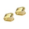 2Pcs Gold Plated Single Tooth Cap Hip Hop Teeth Plain