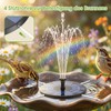 Vitcoco 2.5 W Solar Fountain, Upgraded Solar Pond Pump