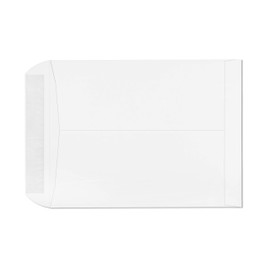 EnDoc 10x13 Open End Self Seal Envelopes - 15 Pack - White 28lb Heavyweight Paper, For Home, Mailing Documents, Office, Business, Legal, or School.
