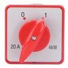 Changeover Switch PC Flame Retardant Combination Selector Switch 2 Sections