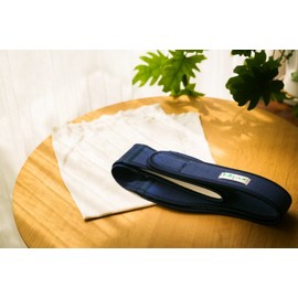 Maternity Essentials Set Toko Dog Belt Silk 腹巻ki Set navy blue