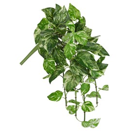 Hollyone Artificial Pothos Hanging Plants 25" Fake Ivy Vine Faux Ivy Pothos Leaves Hanging Plant Greenery for Wall House Room Patio Indoor Outdoor Home Shelf Office Wedding Decor