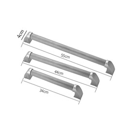 Solid Wood Japanese Style Bathtub Grab Bar, Bathtub Wall Mounting Assist Straight Handrail, Safety Non-Slip Support Rails for Elderly, Towel Rack (Color : Black Walnut, Size : 44cm)