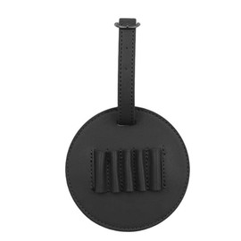 2ndOP ゴルフ ラウンドティーバッグ スポーツ ティーホルダー キャリア ポーチ 収納 ケース (ブラック)