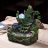 Rockery Fountain Indoor Tabletop Water Fountain Desktop Mountain Cascading Waterfalls