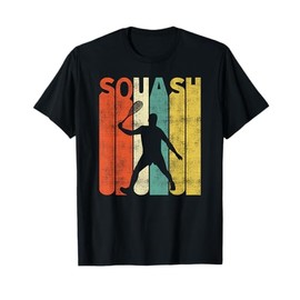 Giocatore Vintage di Squash Retro Maglietta