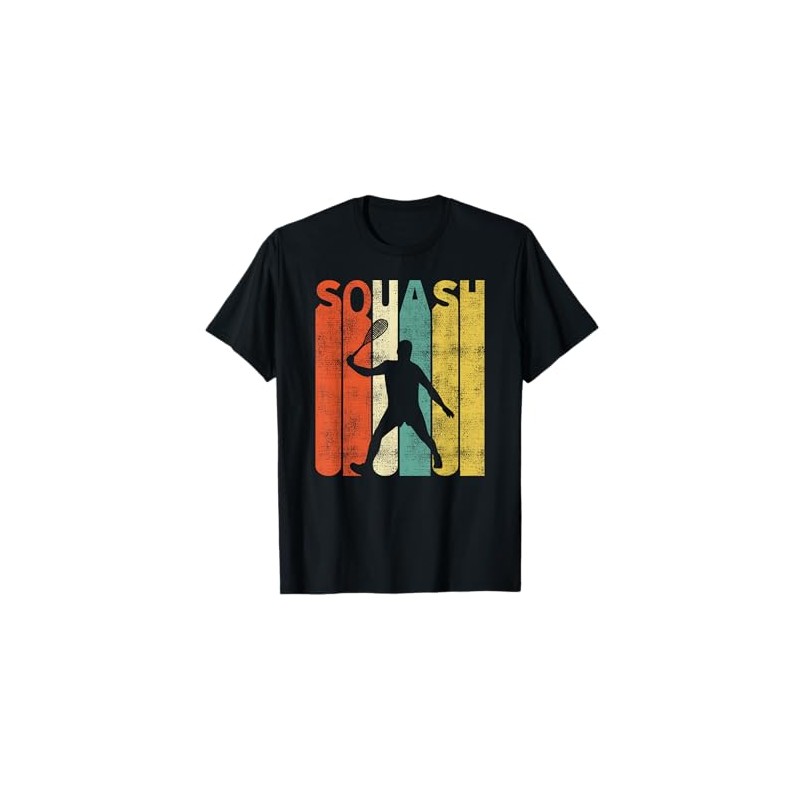 Giocatore Vintage di Squash Retro Maglietta