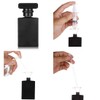 6 Pack 30ml / 1 Oz Black Assorted Refillable Perfume