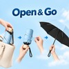 Mini 5-Fold Pocket Umbrella, Compact UV Protection Sun & Rain