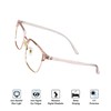VisionGlobal Bifocal Reading Glasses, Photochromic Dark Brown Sunglasses for Men/DownWomen,