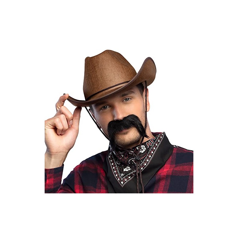 Boland 01805 Moustache Gringo, One Size, Black