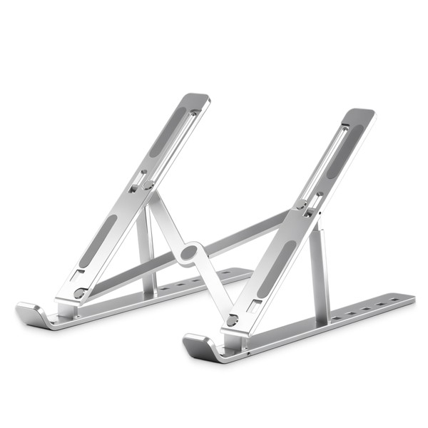 Domstar Laptop Stand, Foldable PC Stand, Aluminum Alloy, Adjustable Height,