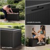 ROCKBIRDS 120-Gallon Outdoor Deck Box – Waterproof Patio Storage Bin