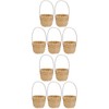 Happyyami 10 x Small Wicker Basket