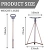 PLOGGING Walking Cane with Seat for Men & Women,Portable Cane