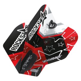 WINMAU Joe Cullen The Rockstar Starry Design Prism Zeta Dart Flights - 10 sets per pack (30 dart flights in total)