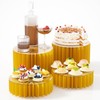 HeiMma 4 Pack Buffet Risers, Foldable Food Display Risers for
