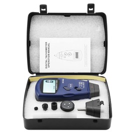 Tacómetro Digital DT6236E Tacómetro Fotográfico de/Sin 5 Dígitos 18mm Tacómetro Láser RPM Tach Medidor de Rotación LCD Probador de Medidor Tacómetro Láser de Foto