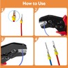 Wire Crimping Tool with Ratchet, Amliber Ratchet Wire Crimper Tool