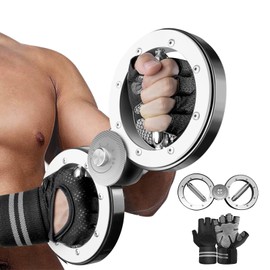 Burn Rotator Machine, 12 Pounds Boxing Forearm Trainer with Wrist Gloves, Arm Exercise Equipment for Men and Women, Forearm Strengthener, Arm Trainer and Shoulder Strength Training for Home Gym