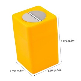 SAFIGLE 4Pcs Razor Blade Disposal Box Safe Storage Container for Used Blades Metal Razor Case for Convenient Recycling for Beauty Salons Home Use