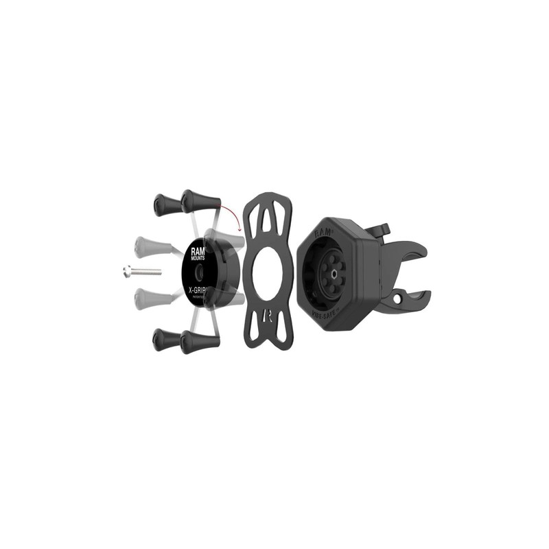 Ram Mounts RAM-HOL-UN7-462-400 Anti-Vibration X Grip (S) & Tough Claw