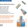 GKEEMARS 65 Pcs Compact Splicing Wire Connectors Assortment Pack, Quick