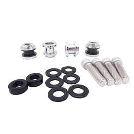 XJMOTO Detachable Sissy Bar Tour Rack 4-Point Docking Hardware Kit Compatible with Harley Softail Fat Boy Breakout FLFB FXBR 2018-2020