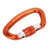 D Carabiner Clip Aluminum Alloy Auto Lock Heavy Duty D
