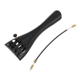 Create idea 1 Piece 3/4 4/4 Violin Tailpiece Tuner Aluminium Alloy Tuning Violin Tail 4 Fine Tuner Violin Tailpiece Violin Accessory Black