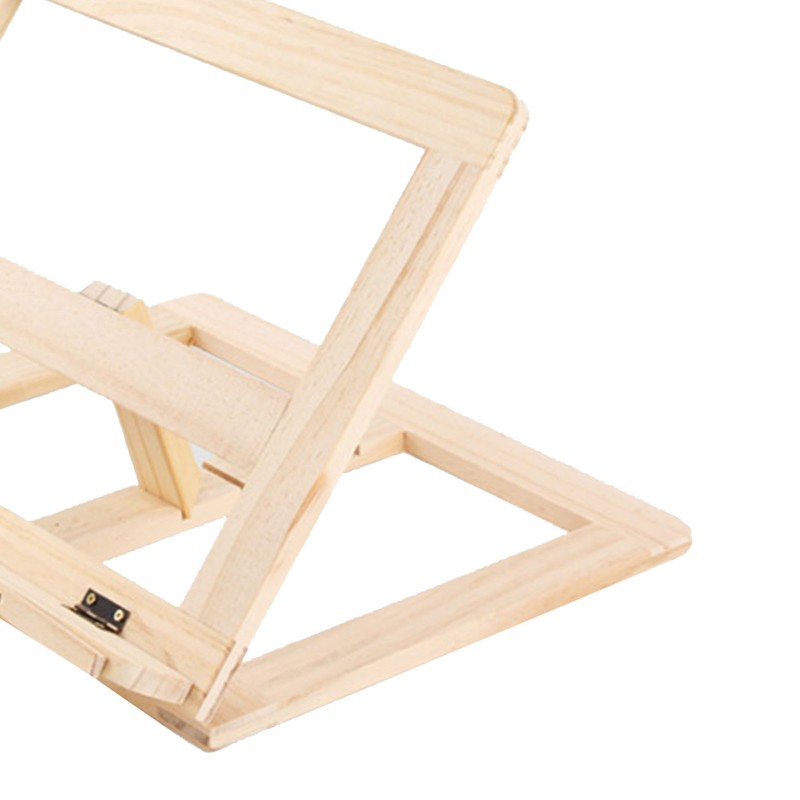 Wooden Book Stand Adjustable Book Holder Reading Stand Recipe Cookbook