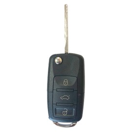AutoKeyMax Remote Flip Car Key Fob Compatible for 2011-2016 VW JETTA PASSAT BEETLE Remote FCCID:NBG010180T 5K0 837 202 AE (1)