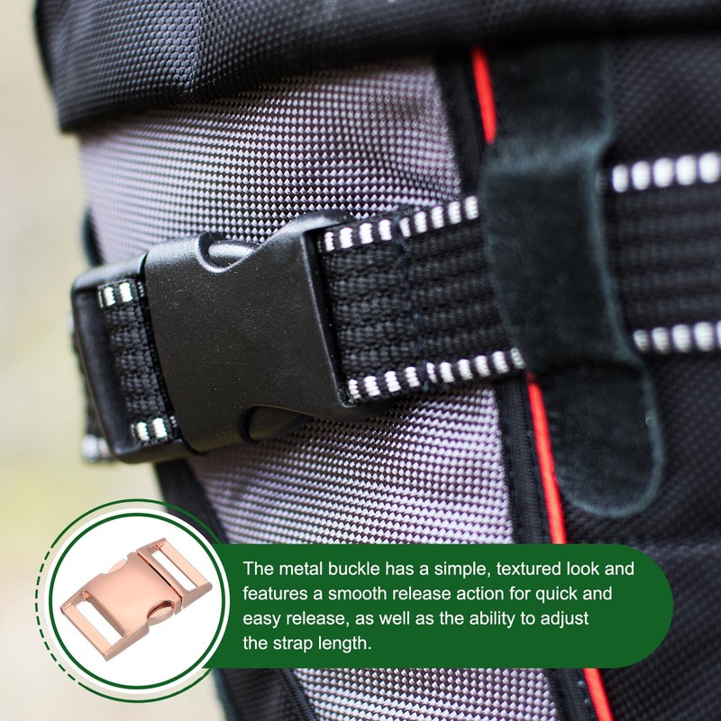 PATIKIL Metal Buckle, 4 Pack Quick Side Release Clips for