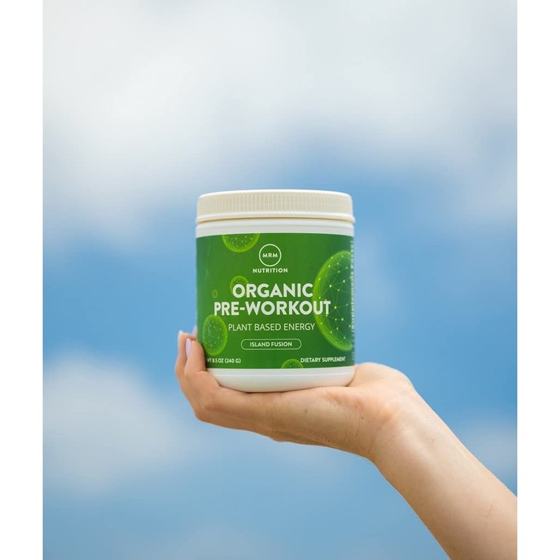 MRM Nutrition Organic Pre-Workout Powder | Island Fusion Flavored |