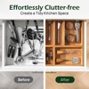 keechee 6-Piece Bamboo Drawer Organizer Set, 2.2" Deep | Multi-Use