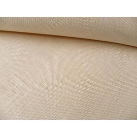 Zweigart 25ct Dublin 100% Linen evenweave for Embroidery | 18x27 inches | Linen Fabric for Counted Cross Stitch (Cream 222)